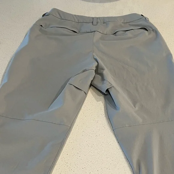 Lululemon khaki and grey dress pants. Waist 30.Length 32. Lot of 2.